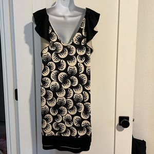 DVF silk charmeuse cocktail dress